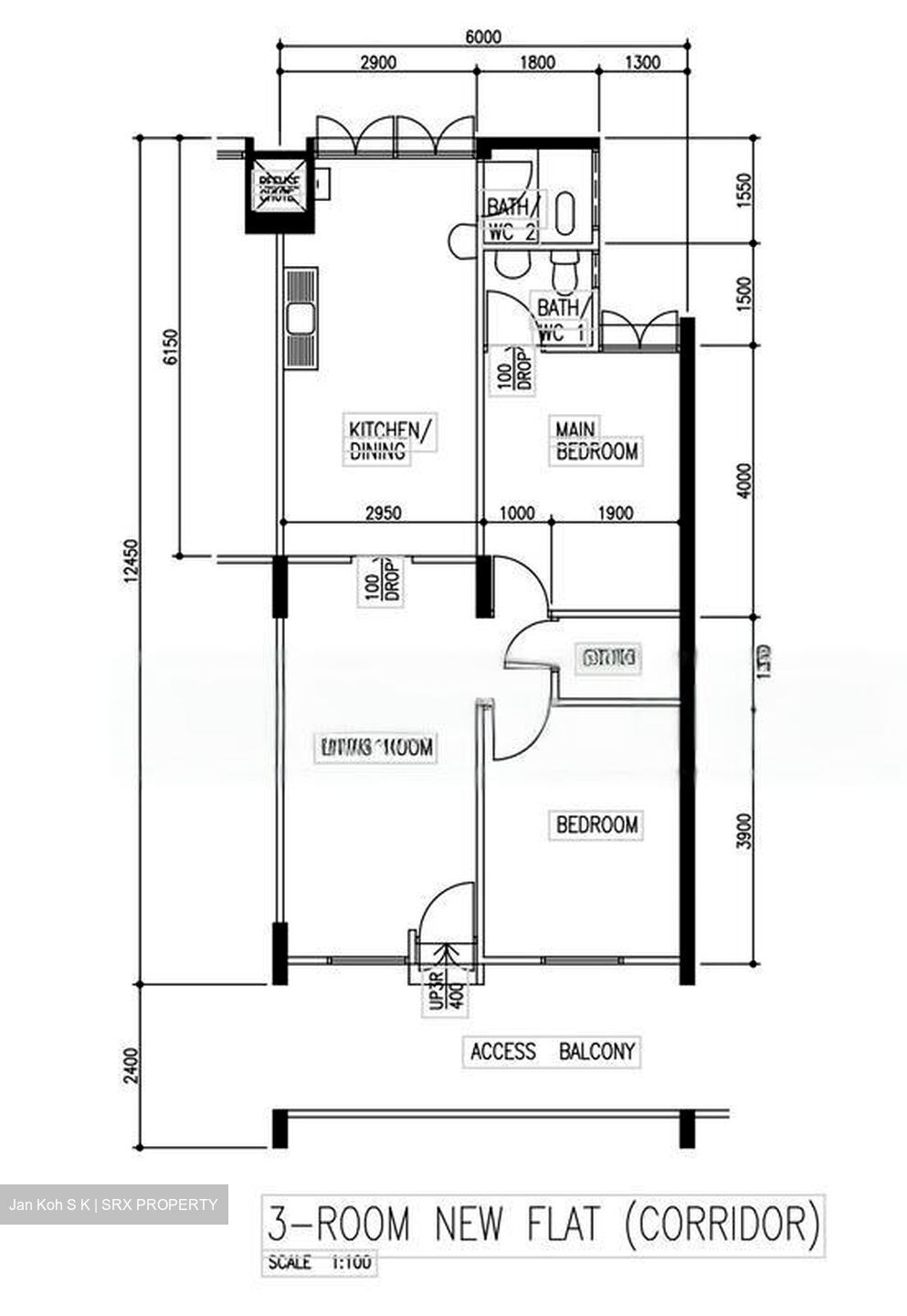 Blk 16 Teck Whye Heights III (Choa Chu Kang), HDB 3 Rooms #474079831